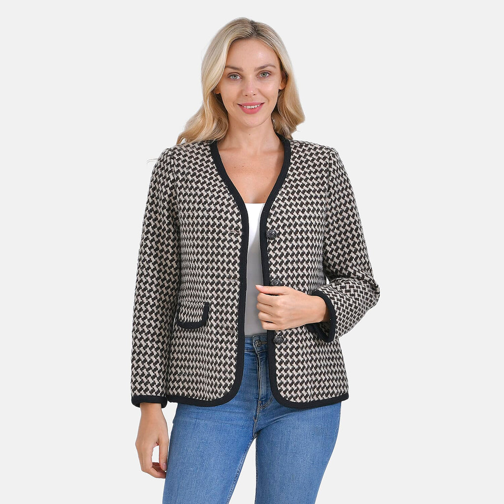 La Marey Couture Femme Vintage Blazer (Size 22) - Brown