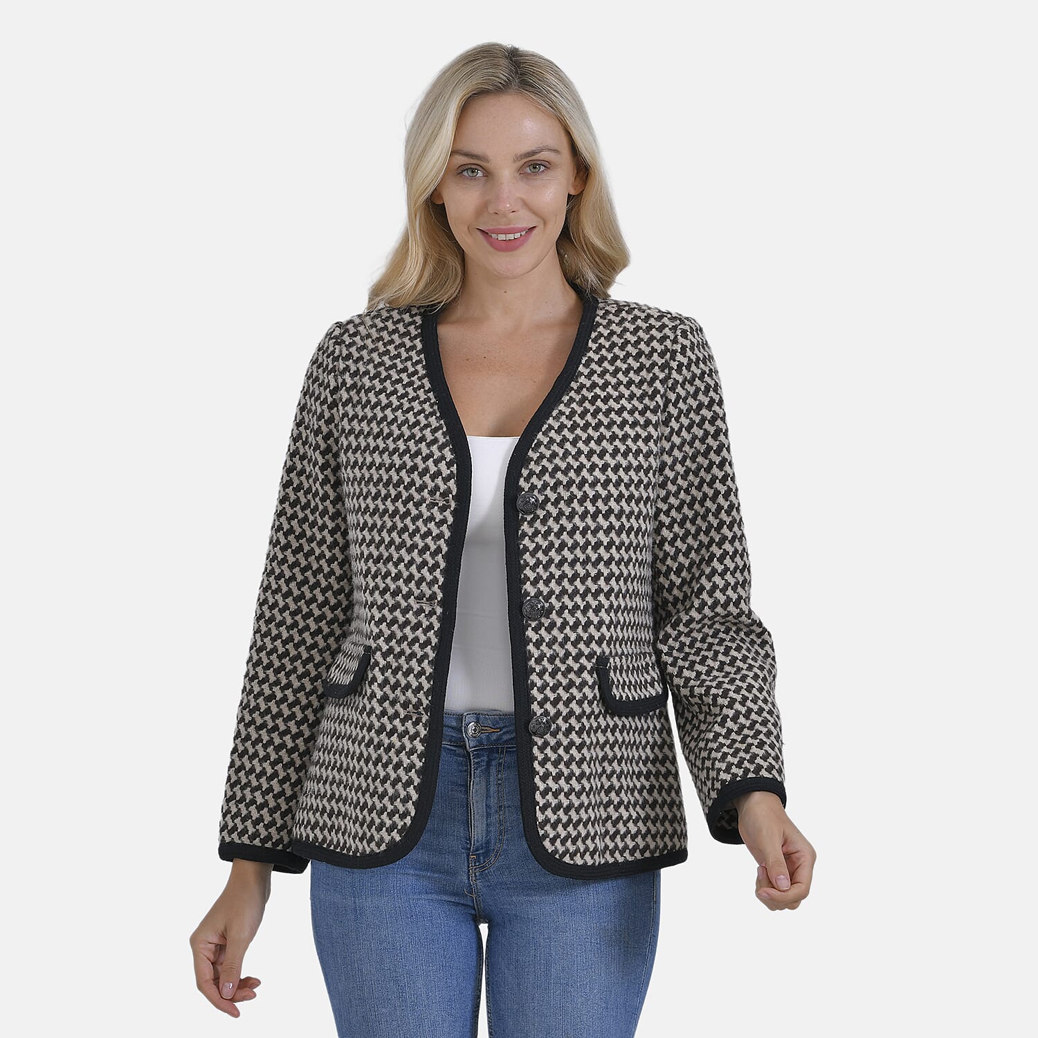 La Marey Couture Femme Vintage Blazer (Size 22) - Brown