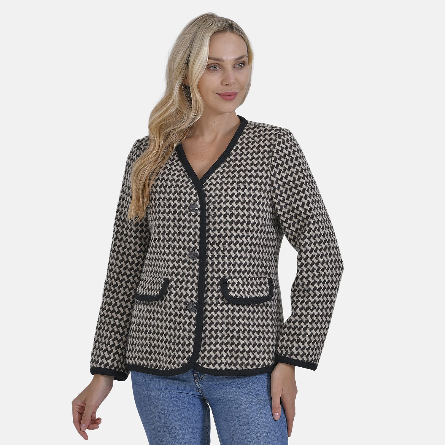 La Marey Couture Femme Vintage Blazer (Size 22) - Brown