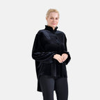 La Marey Festive Velvet Blouse (Size 8 to 10) - Black