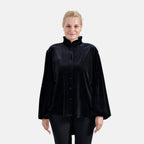 La Marey Festive Velvet Blouse (Size 8 to 10) - Black