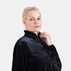 La Marey Festive Velvet Blouse (Size 8 to 10) - Black