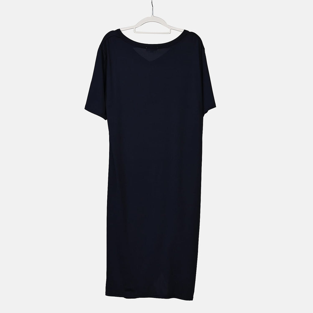 La Marey Jersey One-Piece Dress (Size XXL) - Navy Blue
