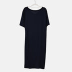 La Marey Jersey One-Piece Dress (Size XXL) - Navy Blue