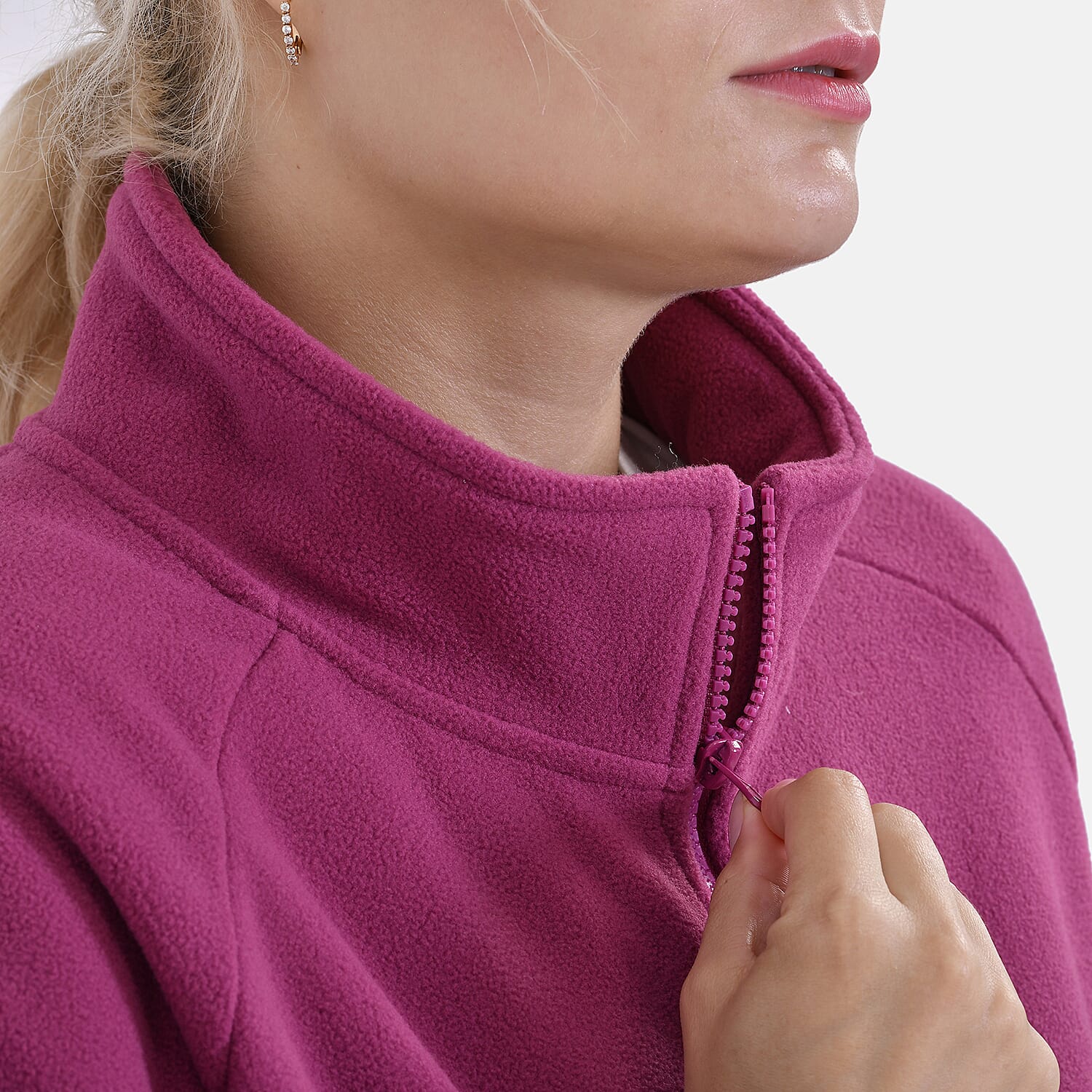 La Marey Polar Fleece Jacket (Size L) - Pink