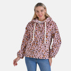 La Marey Plush Hoodie with Buttons (Size 12 to 14) - Pink