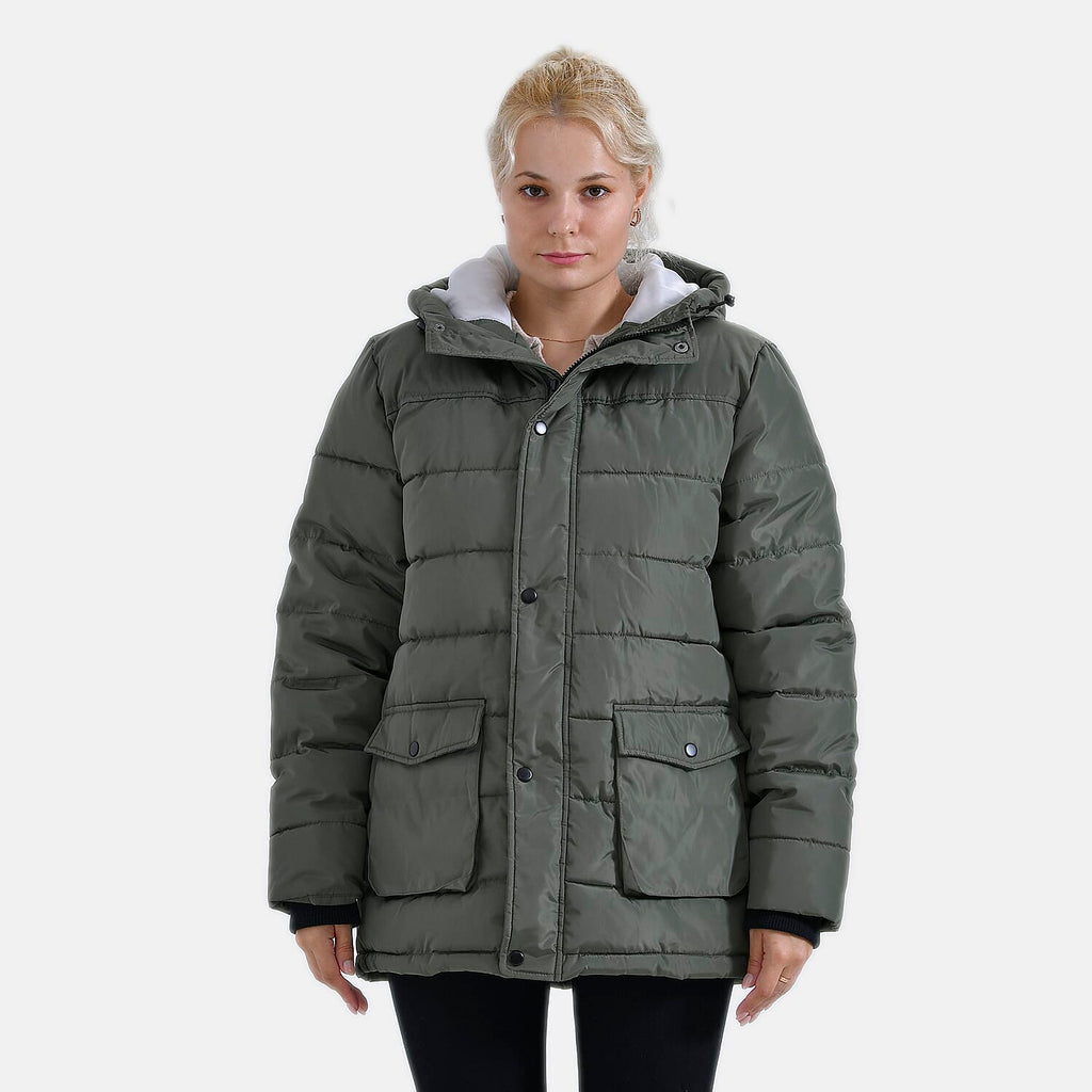 La Marey Windbreaker Padded Jacket (Size 16 to 18) - Green