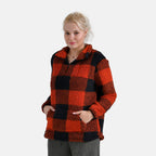 La Marey Half Zip Sweatshirt (Size 20 to 22) - Black & Red