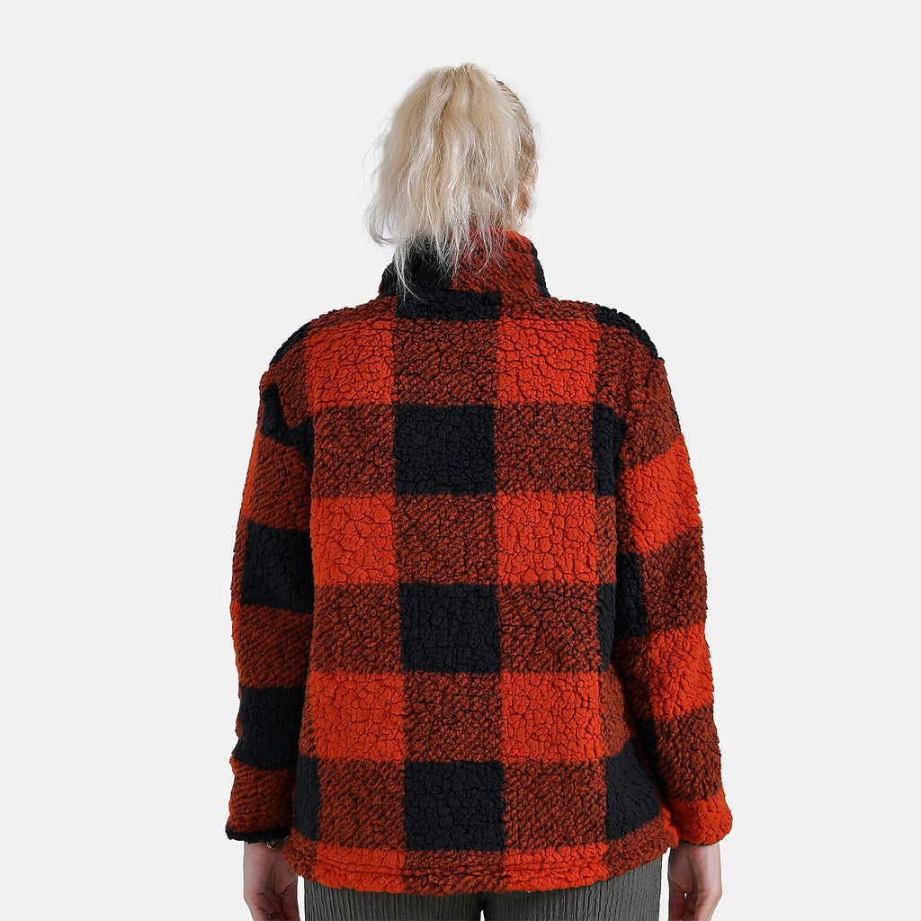 La Marey Half Zip Sweatshirt (Size 20 to 22) - Black & Red