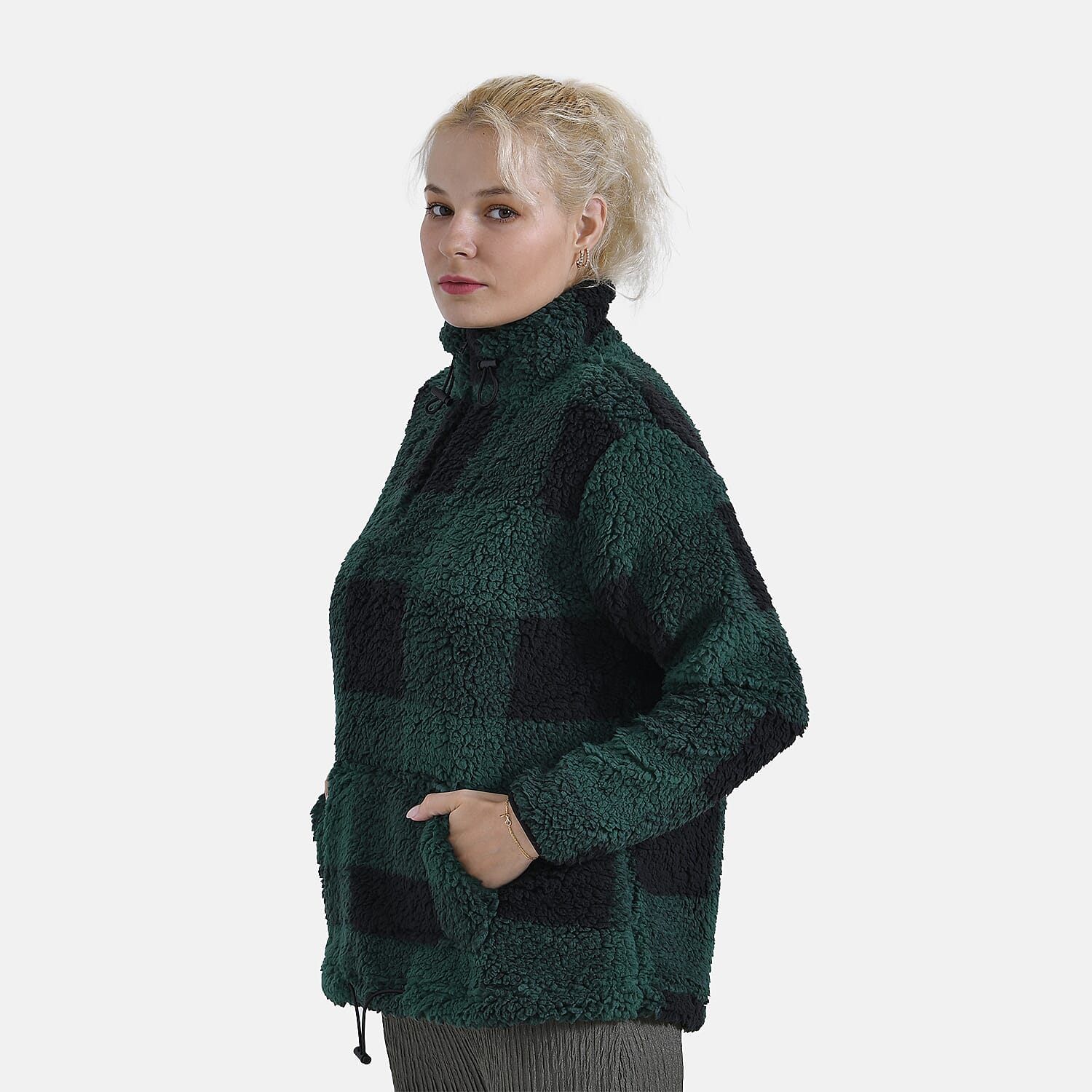 La Marey Half Zip Sweatshirt (Size 20 to 22) - Green
