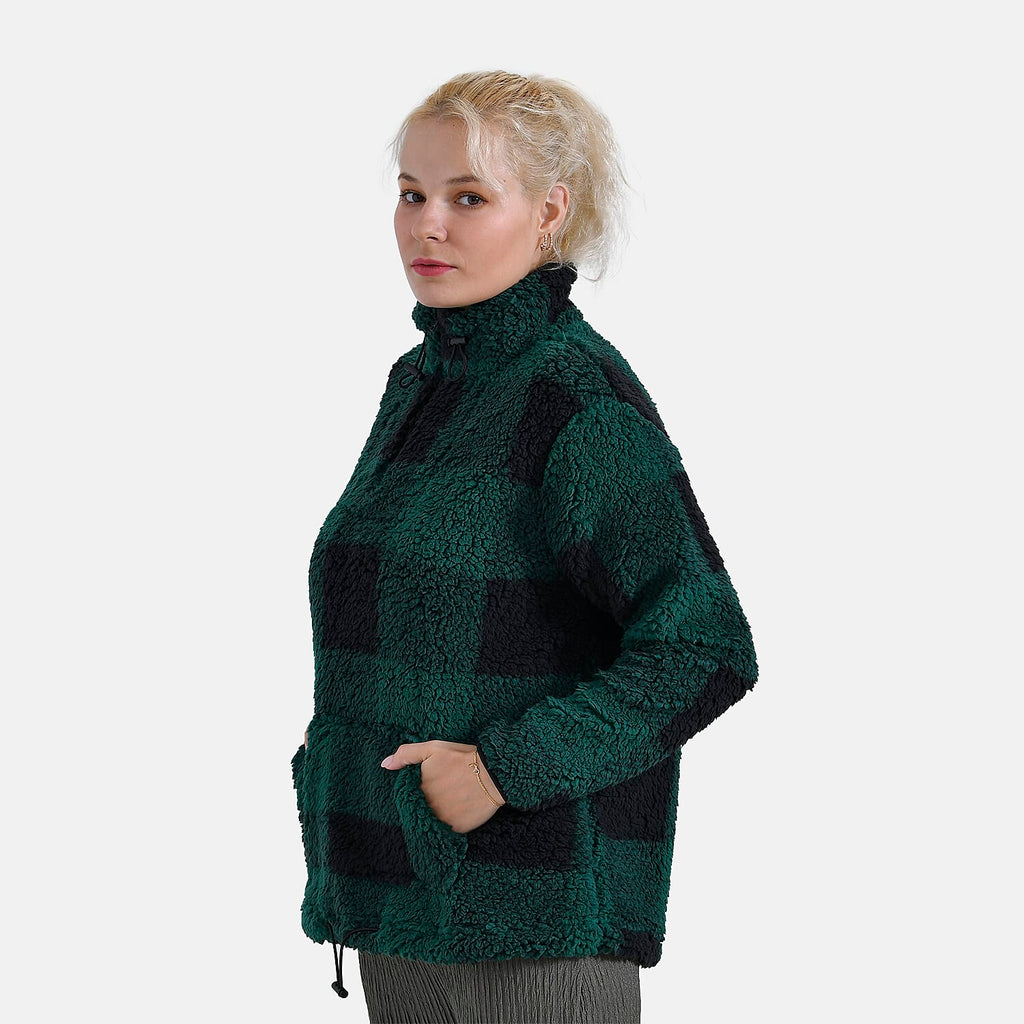 La Marey Half Zip Sweatshirt (Size 24 to 26) - Green