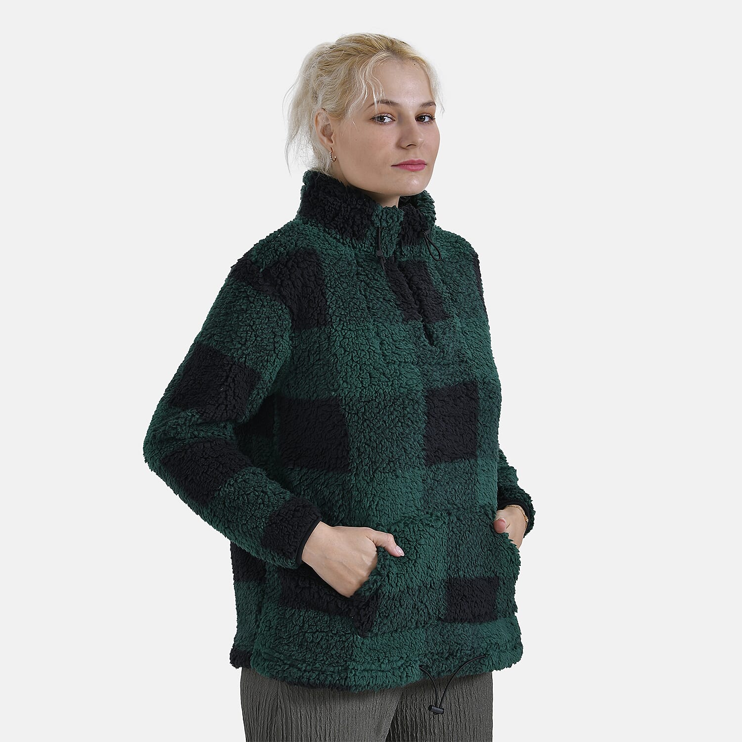 La Marey Half Zip Sweatshirt (Size 24 to 26) - Green