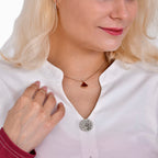 La Marey Ombre V-Neck Top (Size L 16 to 18) - Pink