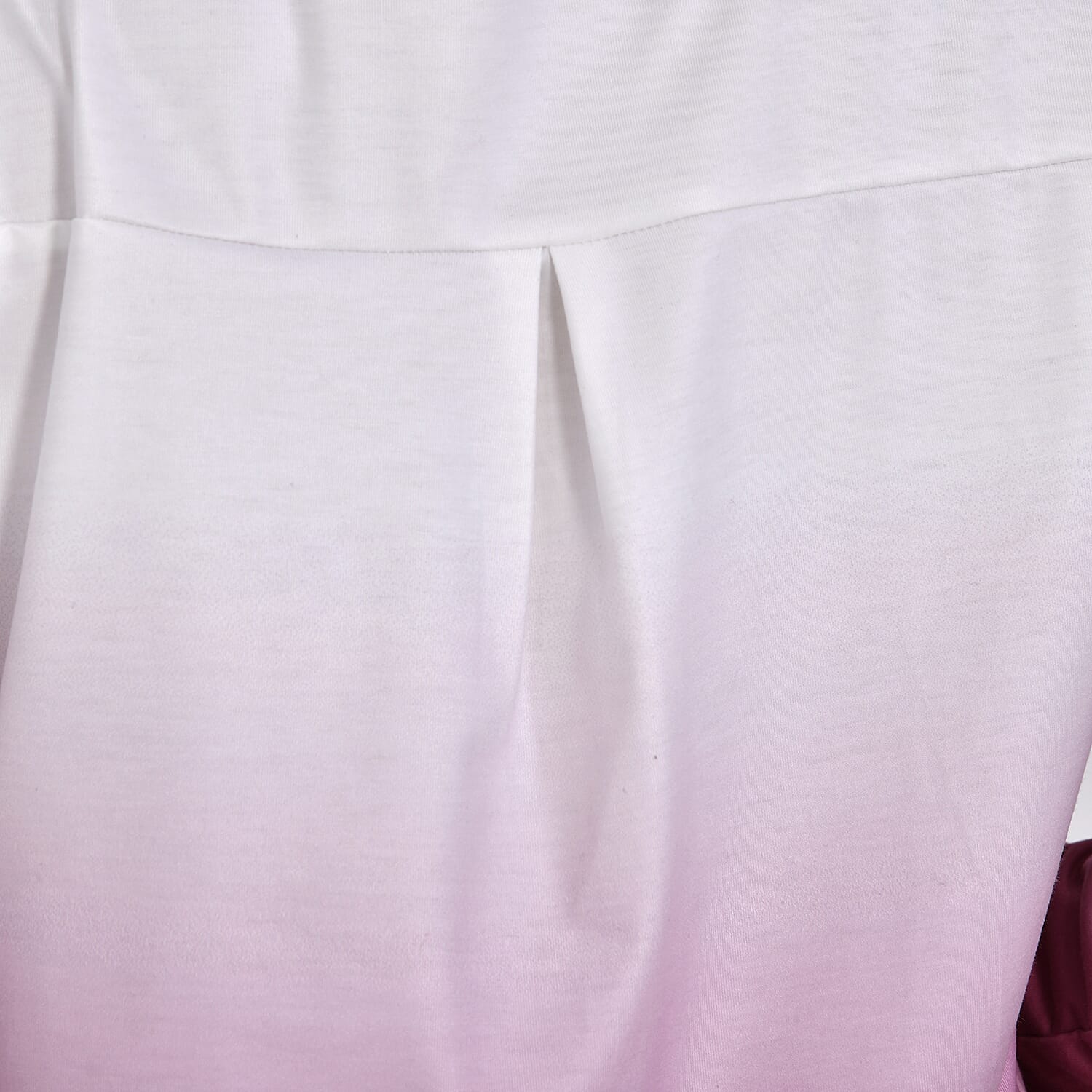La Marey Ombre V-Neck Top (Size L 16 to 18) - Pink