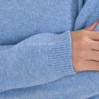 La Marey V-Neck Super Soft Jumper (Size S - 8  to 10) - Blue