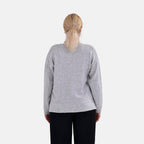 La Marey V-Neck Super Soft Jumper (Size XL - 20  to 22) - Grey