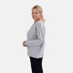 La Marey V-Neck Super Soft Jumper (Size XL - 20  to 22) - Grey