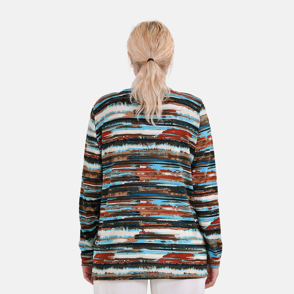 La Marey Polyester Printed Top Size 8-20 - Multi