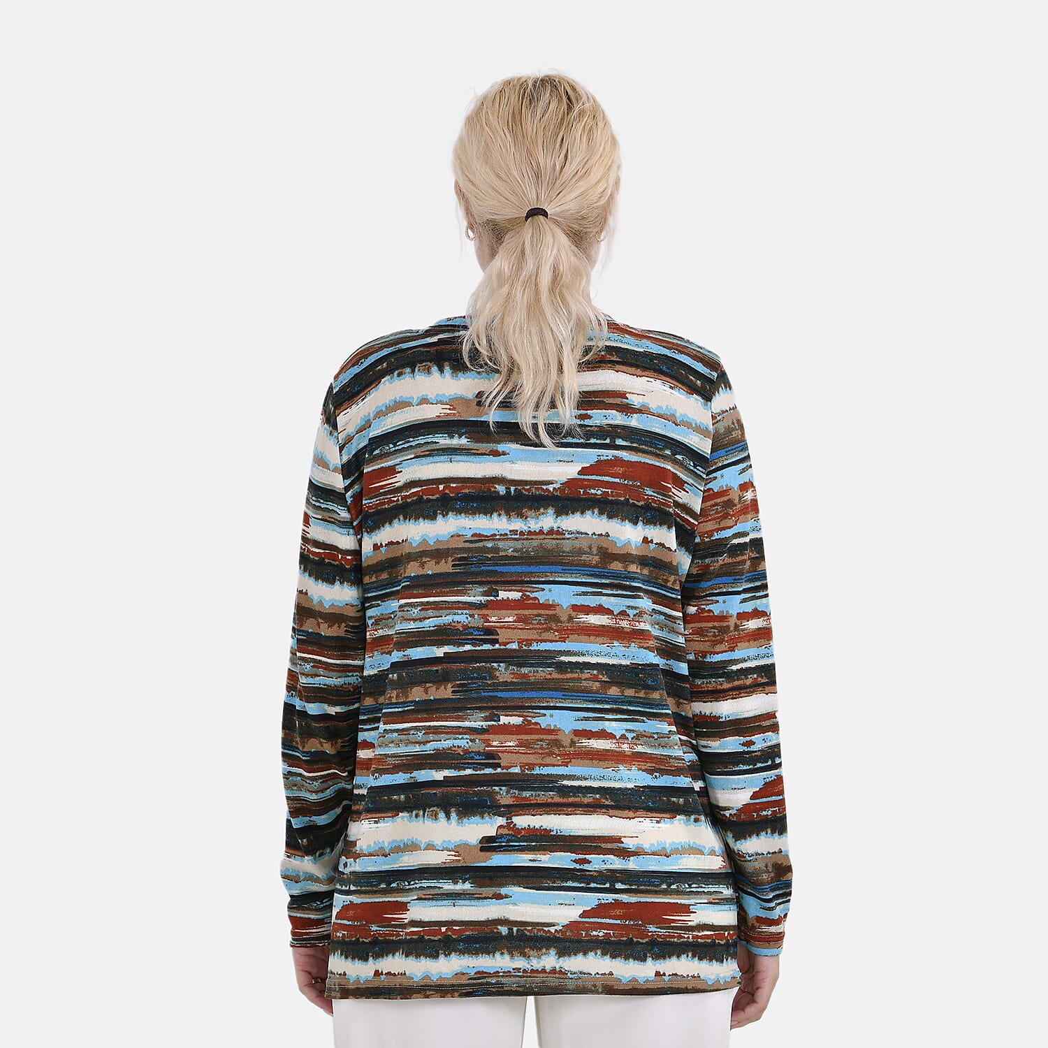 La Marey Polyester Printed Top Size 8-20 - Multi
