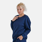 La Marey Loungewear Top (Size XL) - Navy