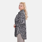 LA MAREY Oversized Button up Shirt (SIze S-M) - Leopard