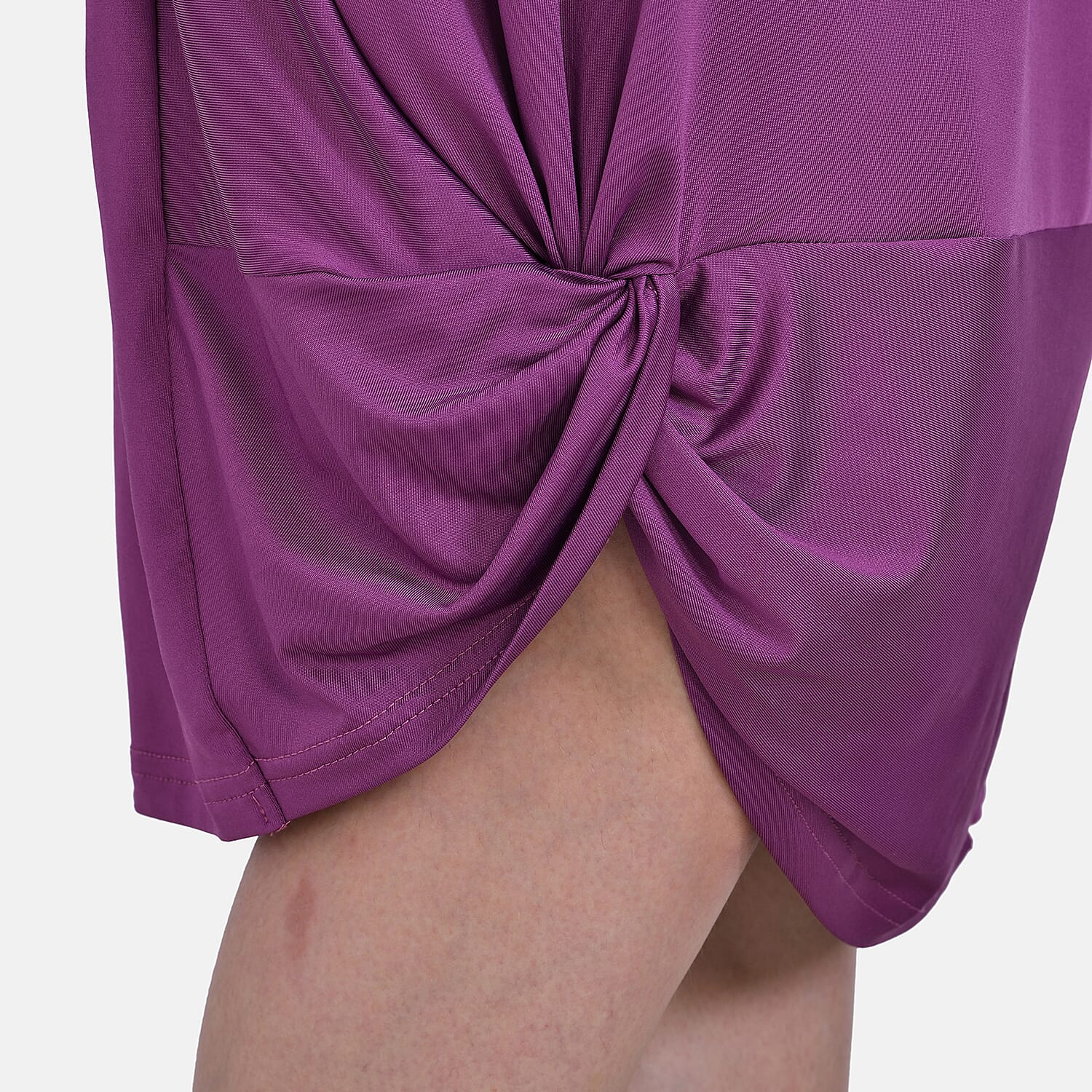 La Marey Jersey One-Piece Dress (Size L) - Purple