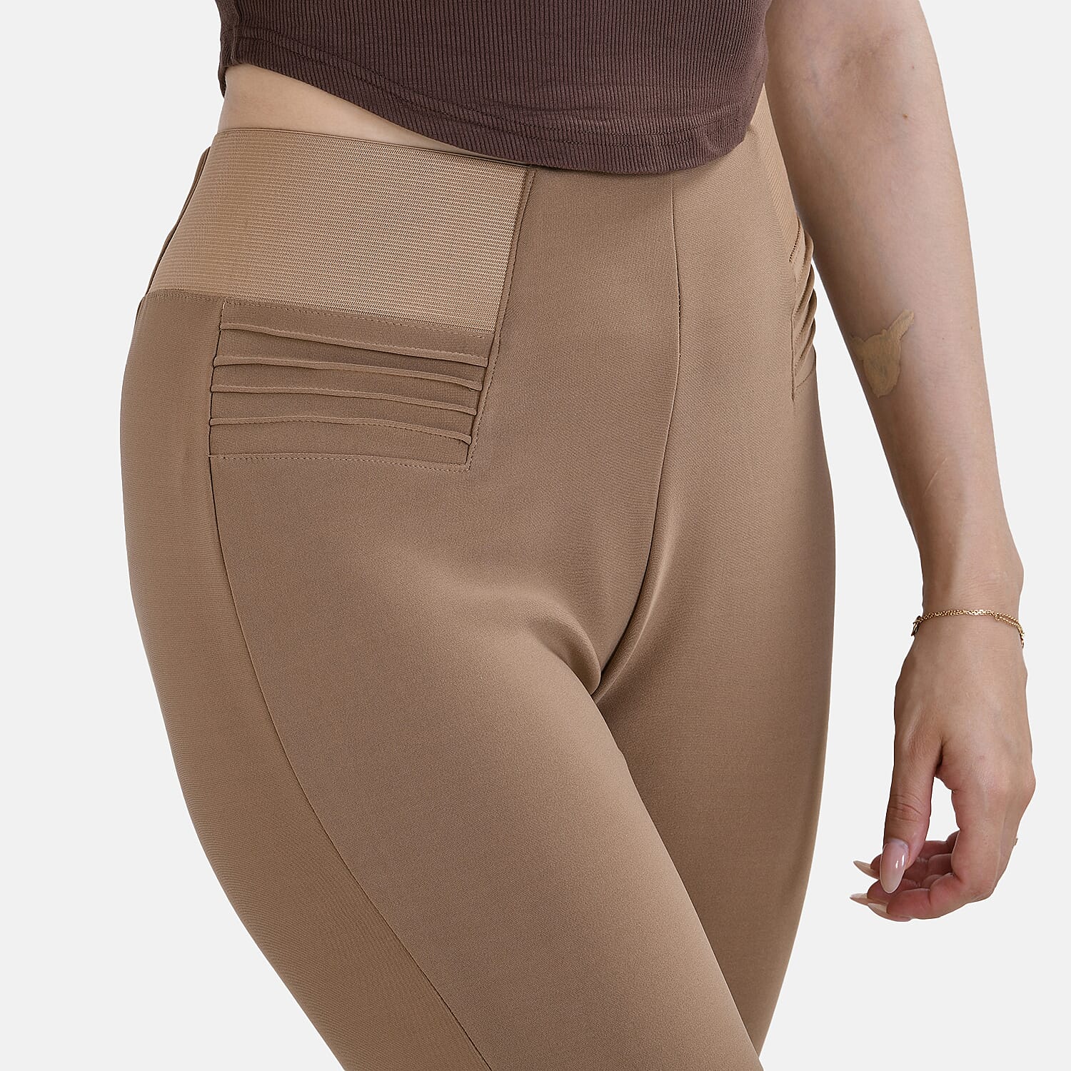 La Marey Ponte Trouser (Size 16-18) - Brown