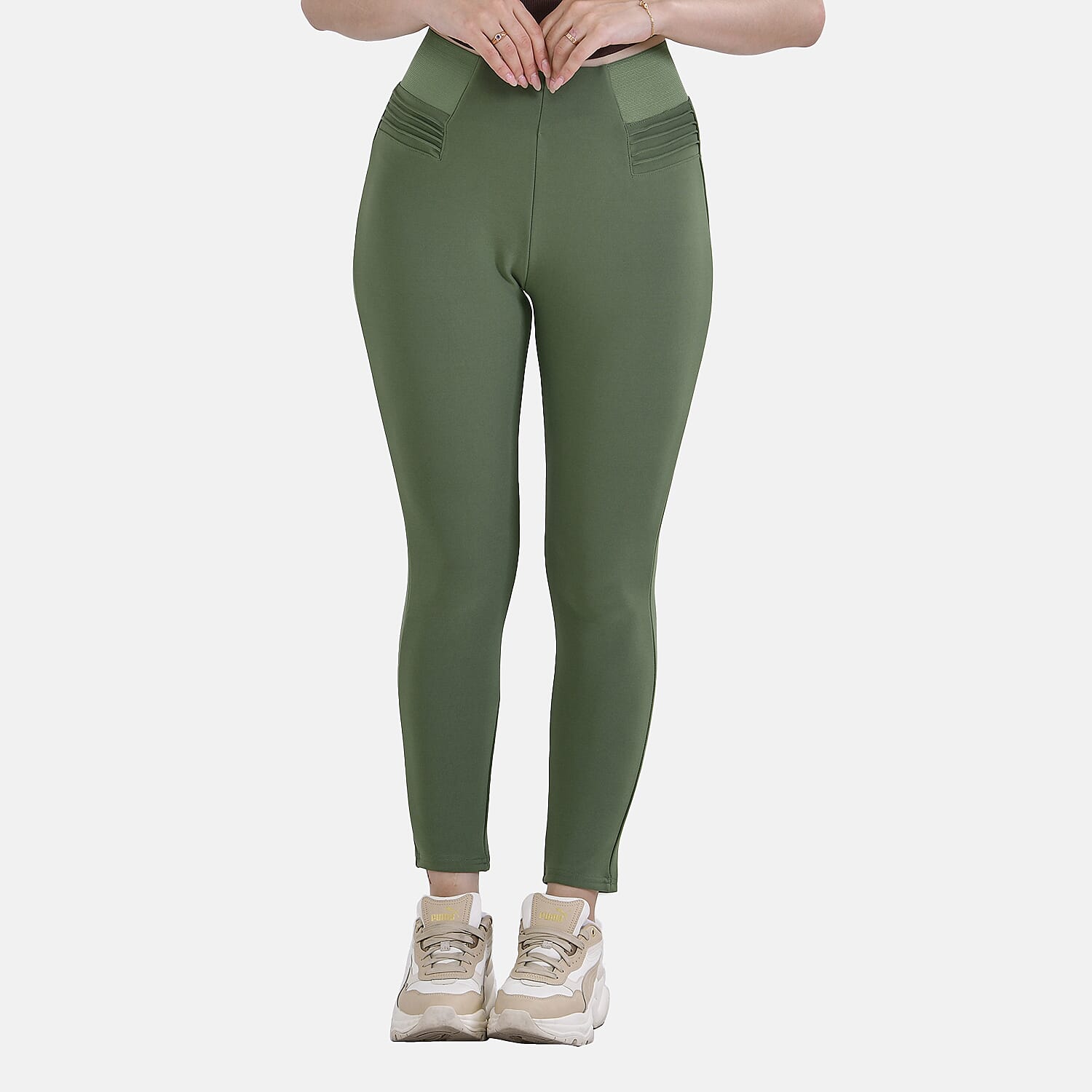 La Marey Ponte Trouser (Size 8-10) - Green