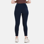 La Marey Polyester Solid Jean and Pant-Trouser (Size 67x1 cm) - Navy & Black