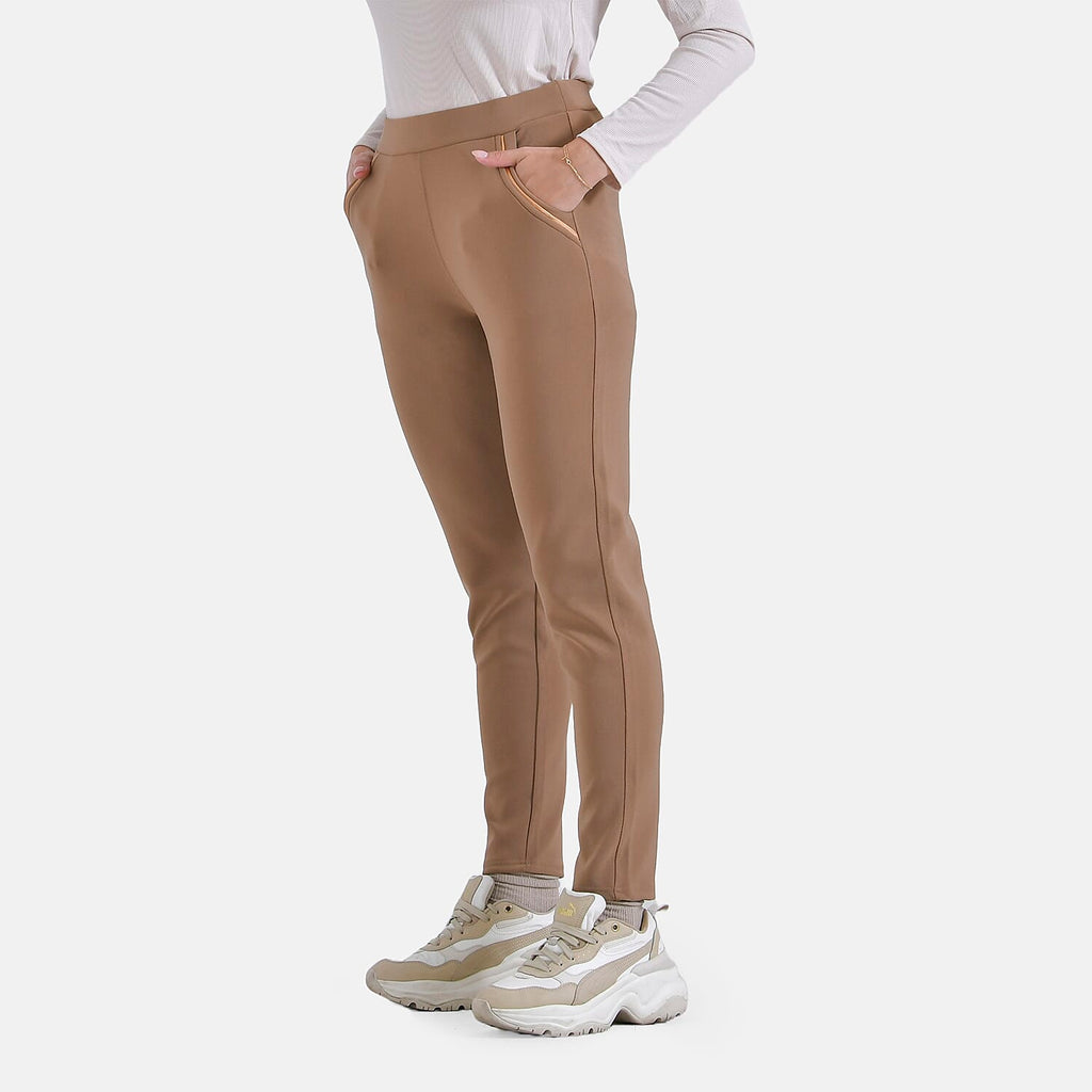 La Marey Ponte Trouser (Size 8 -10) - Beige