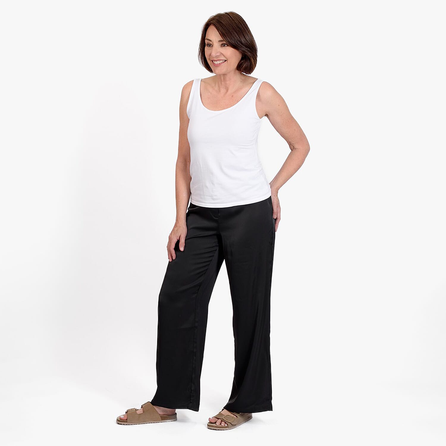 La Marey Elastic Waistband Trouser (Size 22) - Black
