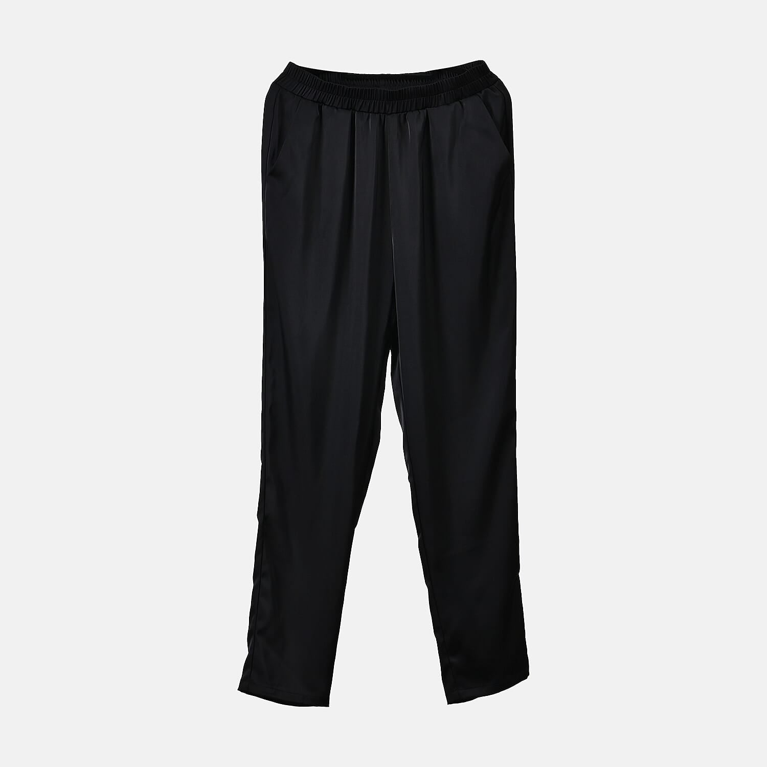 La Marey Elastic Waistband Trouser (Size 22) - Black