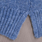 La Marey Roll Neck Solid Jumper (Size XXL) - Blue