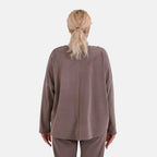 La Marey Soft Casual Top - Cappuccino