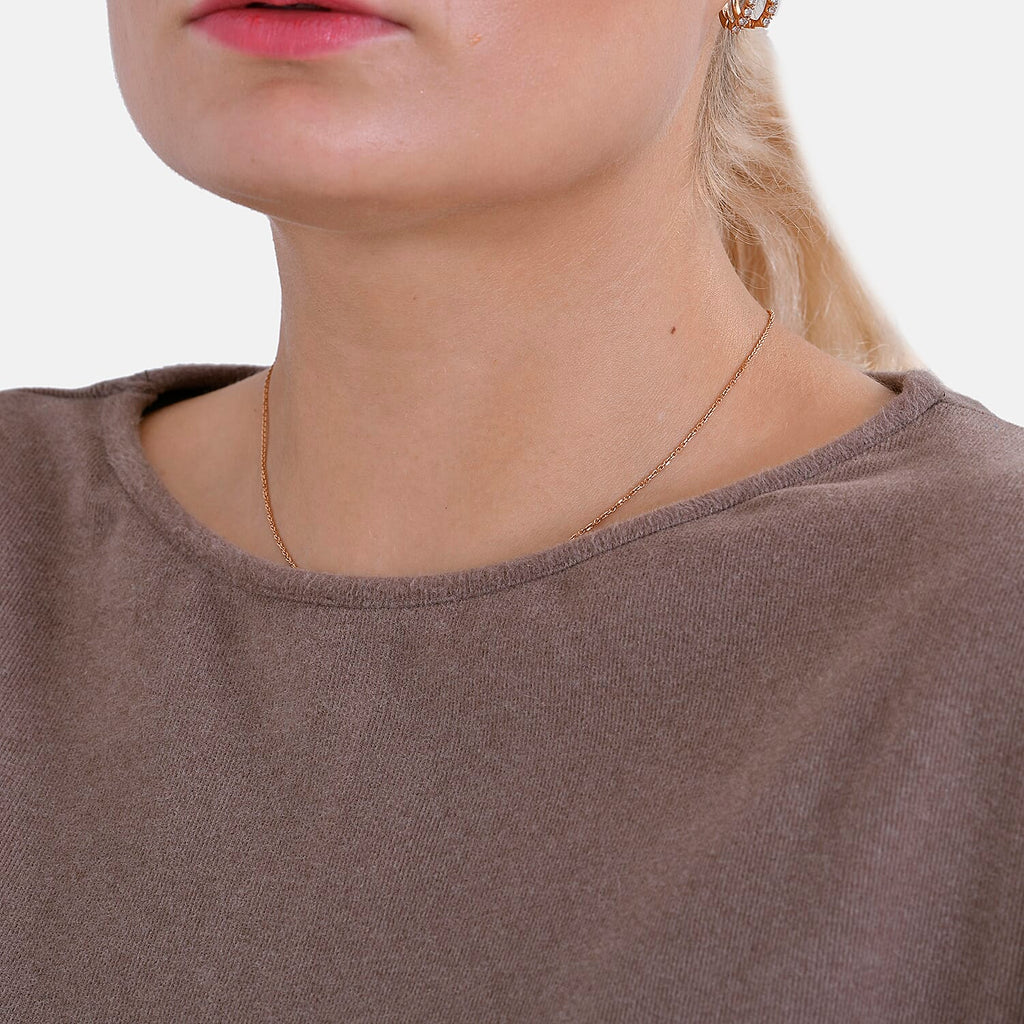 La Marey Soft Casual Top - Cappuccino