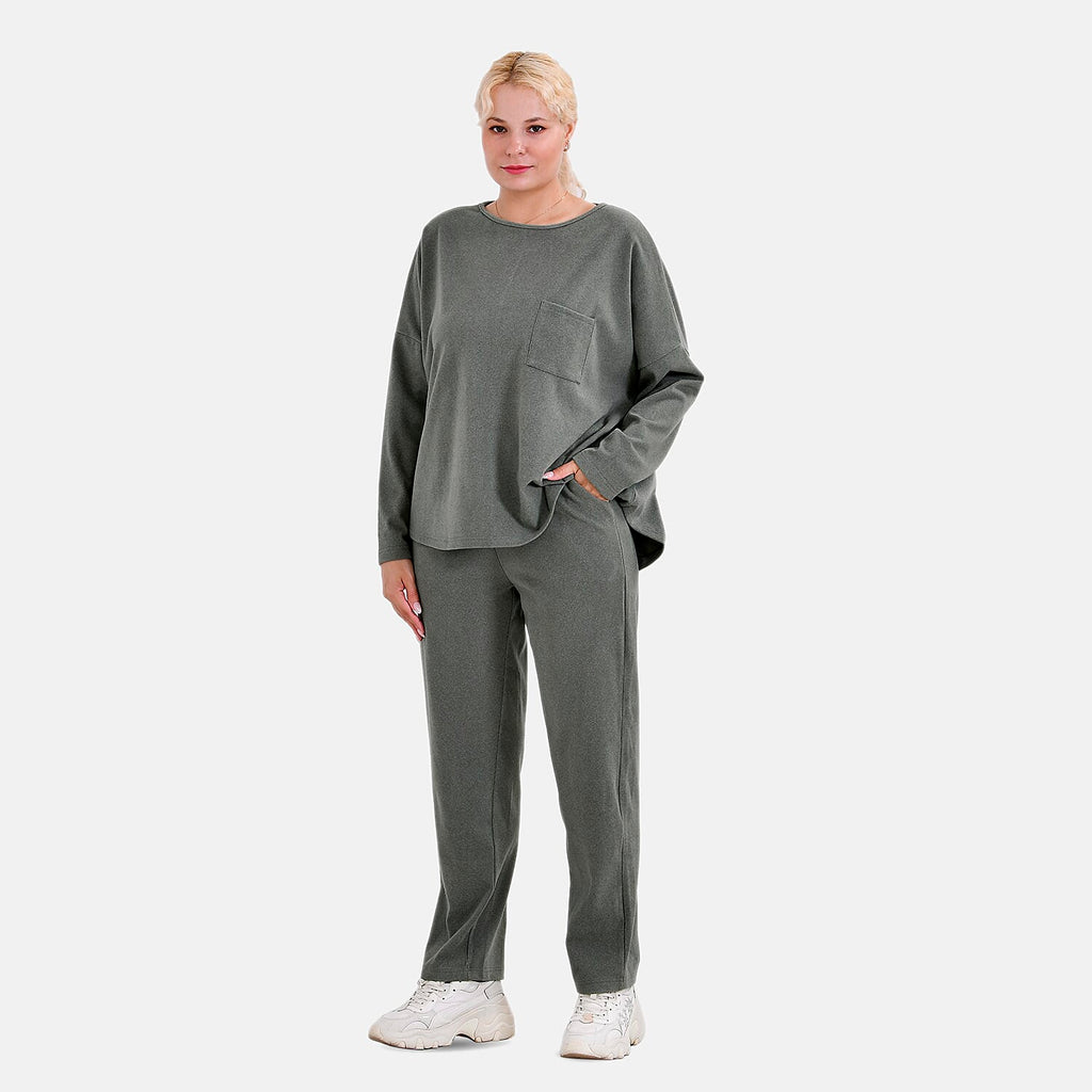 La Marey Soft Casual Top - Green