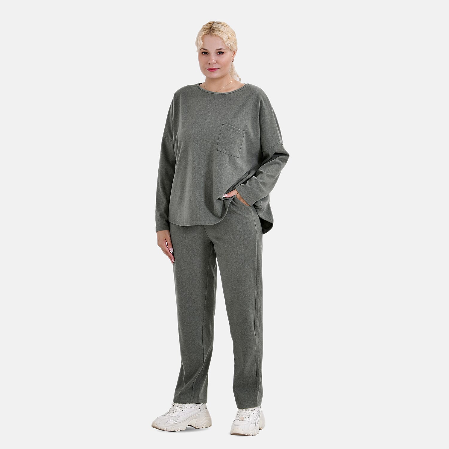 La Marey Soft Casual Top - Green