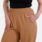 La Marey Swirl Jean and Pant-Trouser (Size L, 16 to 18) - Black & White & Black
