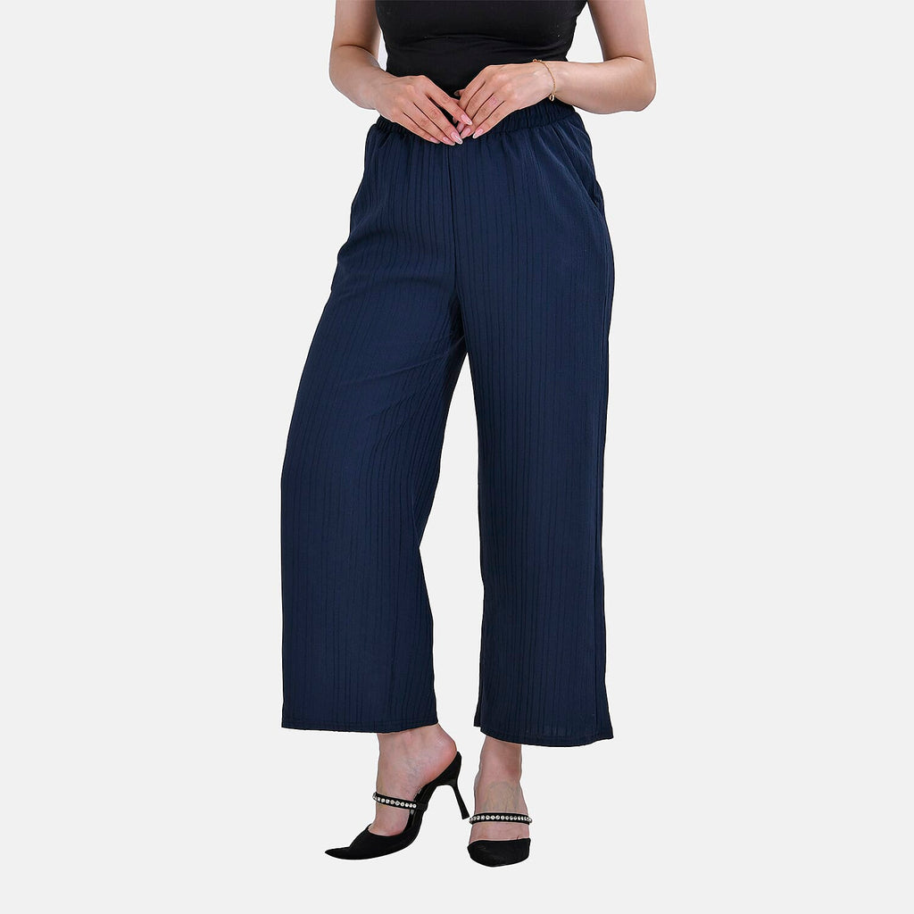 La Marey Swirl Jean and Pant-Trouser (Size XL, 20 to 22) - Blue
