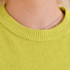 La Marey Round Neck Super Soft Jumper (Size L) - Chartreuse