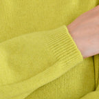 La Marey Round Neck Super Soft Jumper (Size L) - Chartreuse