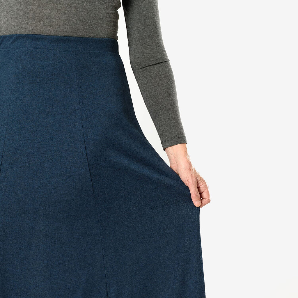 La Marey Midi Skirt - Navy