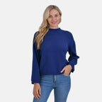 La Marey 100% Cotton Round Neck Cozy Jumper (Size L) - Navy