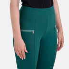 La Marey Ponte Trouser with Zipper (Size 12 to 14) - Green