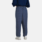 La Marey Relaxed Fit Polka Dot Loungewear Co-ords Set (Size 20 to 22) - Navy