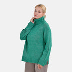 La Marey Roll Neck Jumper (Size L) - Green