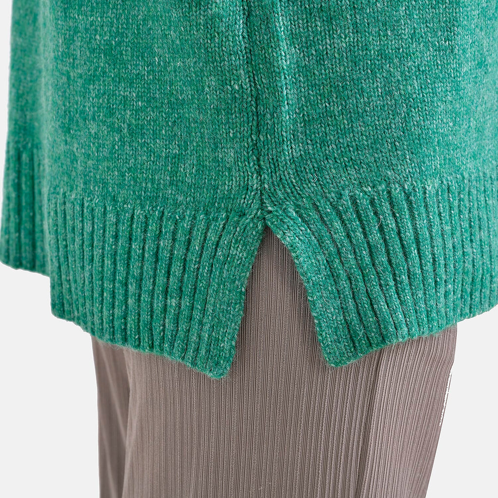 La Marey Roll Neck Jumper (Size L) - Green