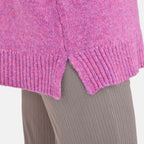 La Marey Roll Neck Jumper (Size L) - Fuchsia