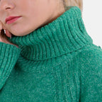 La Marey Roll Neck Jumper (Size 8 to 10) - Green