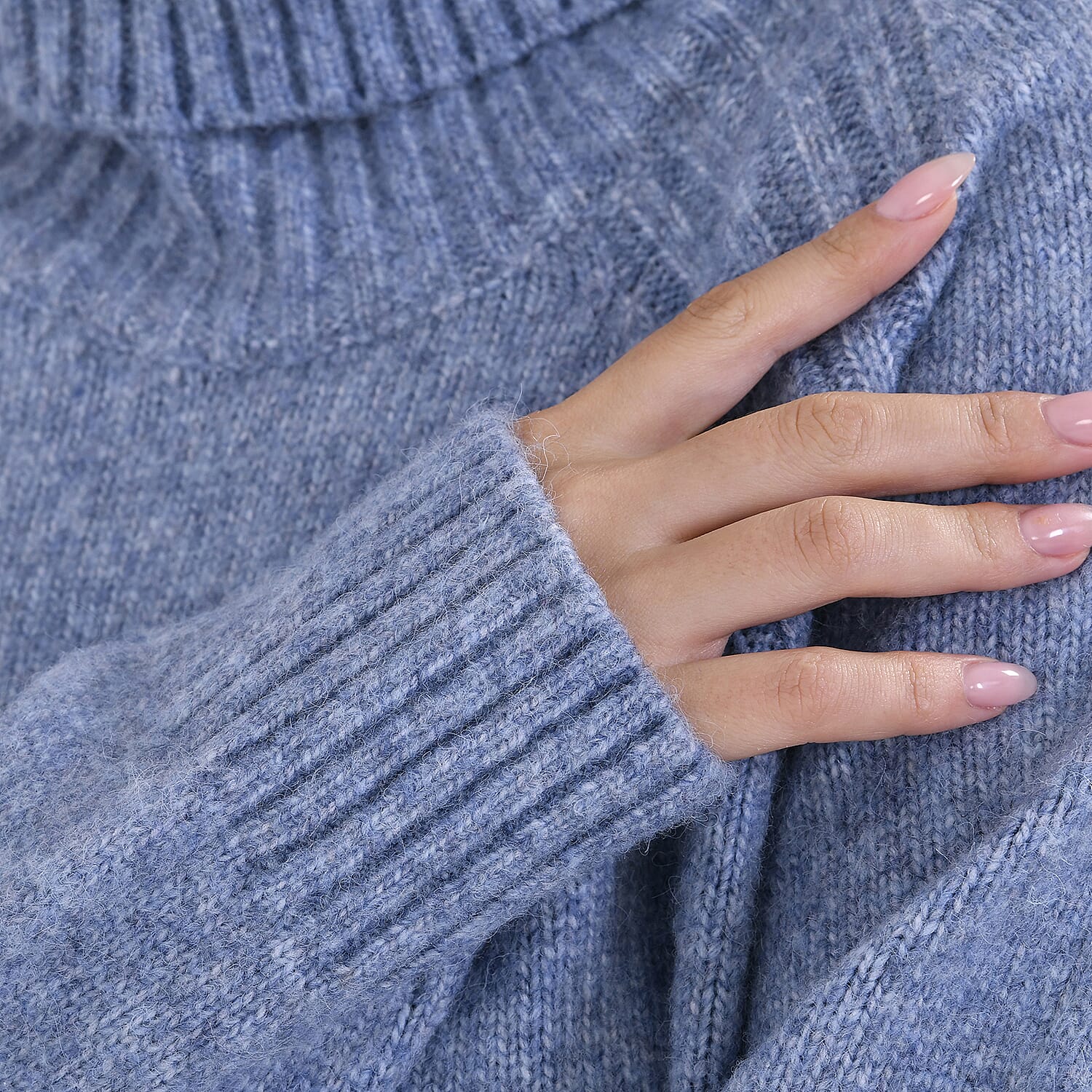 La Marey Roll Neck Jumper (Size 20 to 22) - Grey